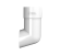 Слив трубы ТН ПВХ, белый D82мм