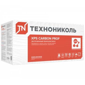 Экструдированный пенополистирол XPS Технониколь CARBON PROF SLOPE-4,2% 1200х600 (плита К)