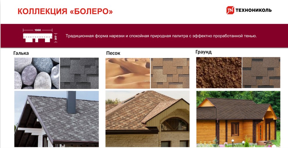 Гибкая черепица Технониколь Болеро