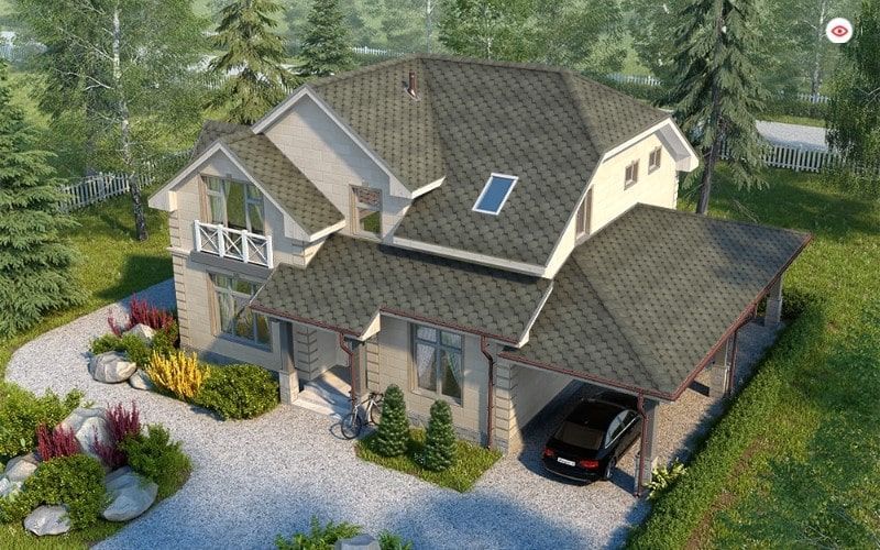 Шинглас Финская Соната Зеленый