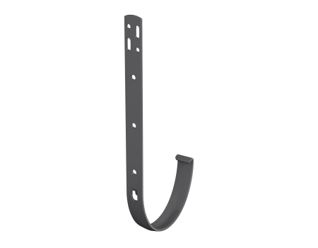 Кронштейн желоба металлический, серый D125мм