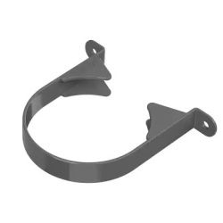 Хомут трубы ТН ПВХ ОПТИМА, серый D80мм