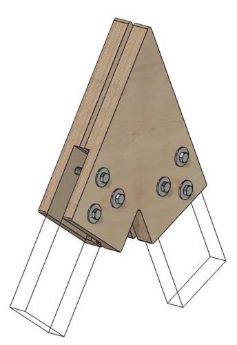 Коннекторы для сборки барнхауса FINHA  A150