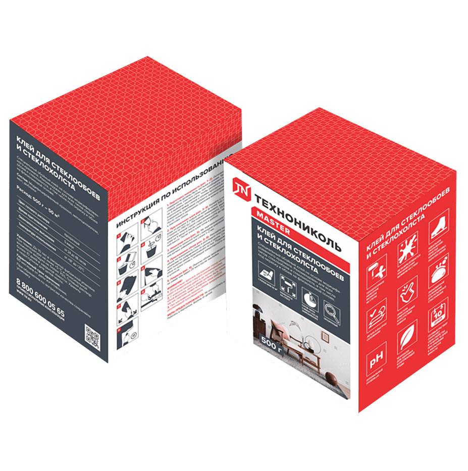 Клей для стеклообоев и стеклохолста Технониколь Master, 500 гр