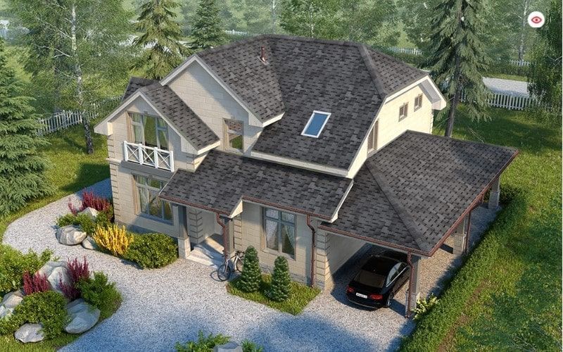 Шинглас Финская Аккорд Серый