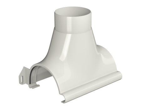 Воронка желоба ТН ПВХ МАКСИ, белый D125мм