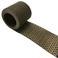 Вентиляционная лента ПВХ коричневая 5м