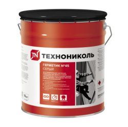 Герметик бутилкаучуковый Технониколь 45 серый, 16кг