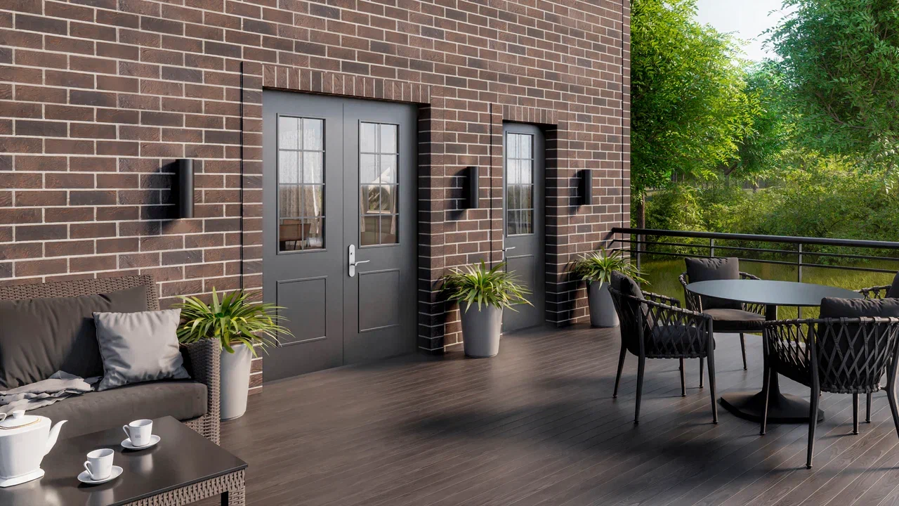 Фасадные панели ТН Кирпич, цвет Йорк