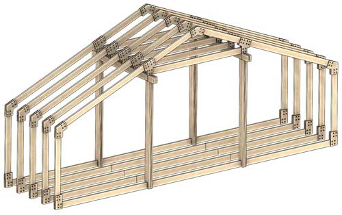 Коннекторы для сборки барнхауса FINHA T200