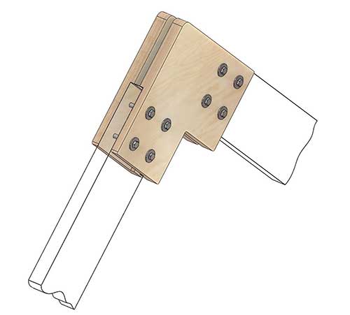 Коннекторы для сборки барнхауса FINHA V200