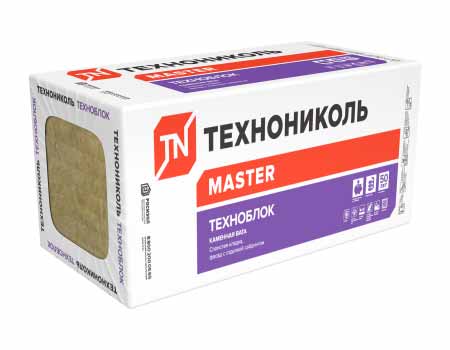 Каменная вата Техноблок Стандарт 100мм (45кг/м3) купить, цена