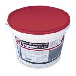 Герметик для межпанельных швов ТехноНИКОЛЬ 2К полиуретановый серый, 12 кг