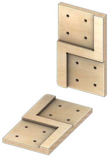 Коннекторы для сборки барнхауса FINHA P200