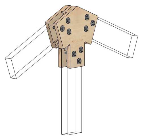 Коннекторы для сборки барнхауса FINHA M150L