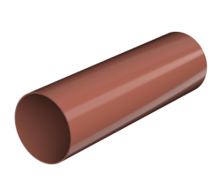 Труба водосточная ТН, красная D82мм (3 м.)