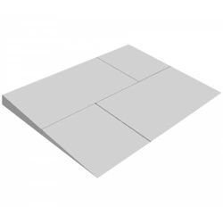 Экструдированный пенополистирол XPS Технониколь CARBON PROF SLOPE-2,1% 1200х600 (плита A)