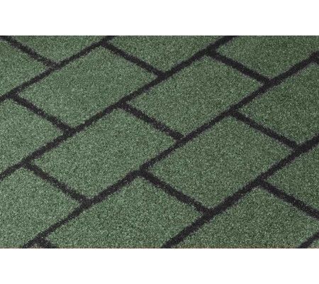 Рулонная черепица Технониколь Кирпичная кладка Зеленый 8х1м