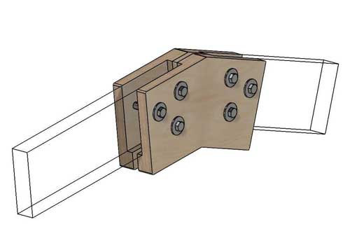 Коннекторы для сборки барнхауса FINHA W150L