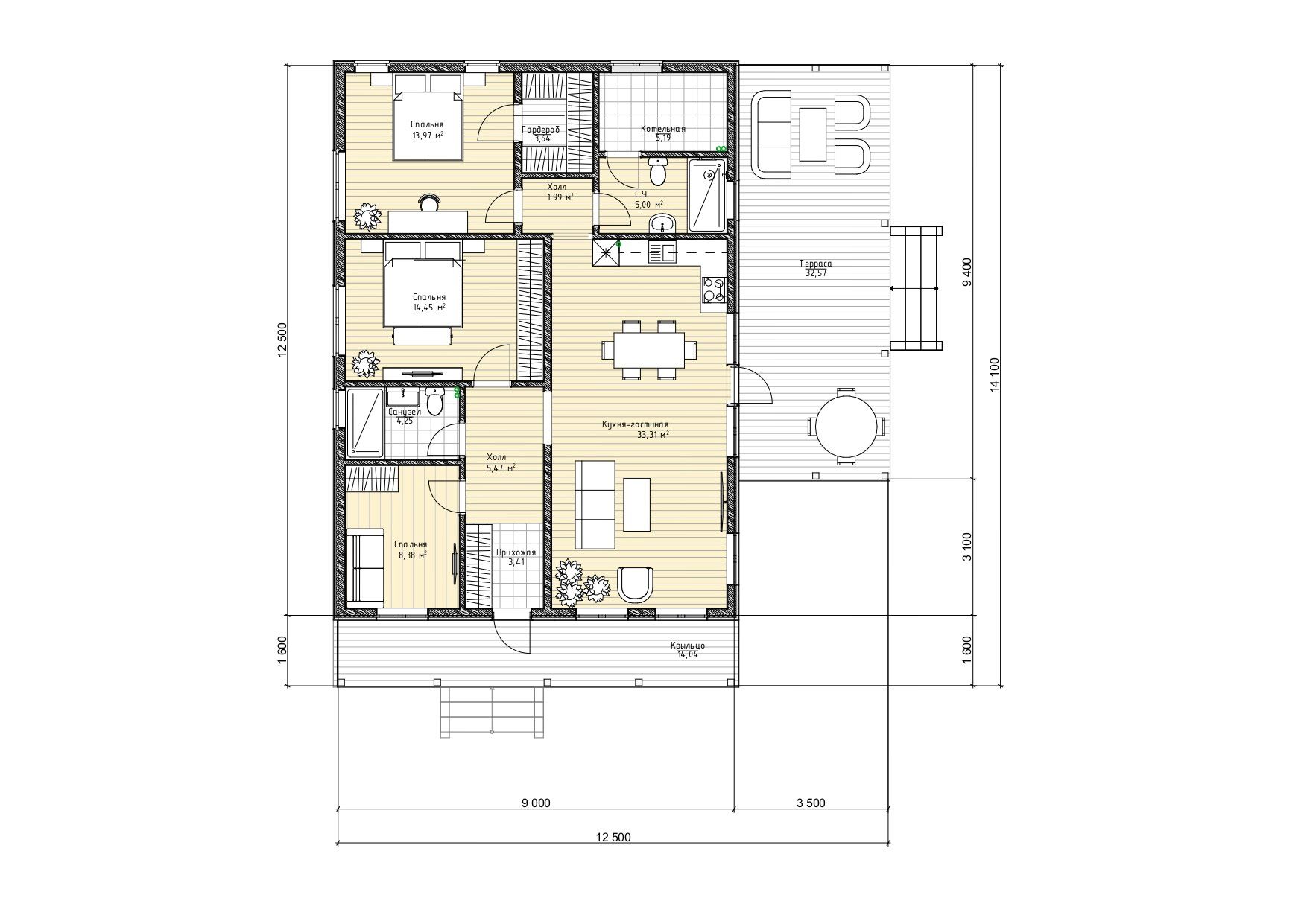 ВАНГОГ (98м2)