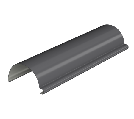 Желоб ТН ПВХ МАКСИ, графитово-серый (3м) D152мм