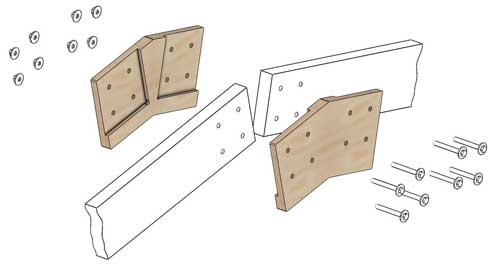 Коннекторы для сборки барнхауса FINHA T200L