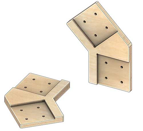 Коннекторы для сборки барнхауса FINHA V200