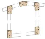 Коннекторы для сборки барнхауса FINHA W200LF