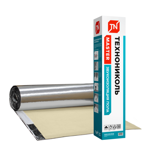 Звукоизоляция пола ТЕХНОНИКОЛЬ (7 м2)