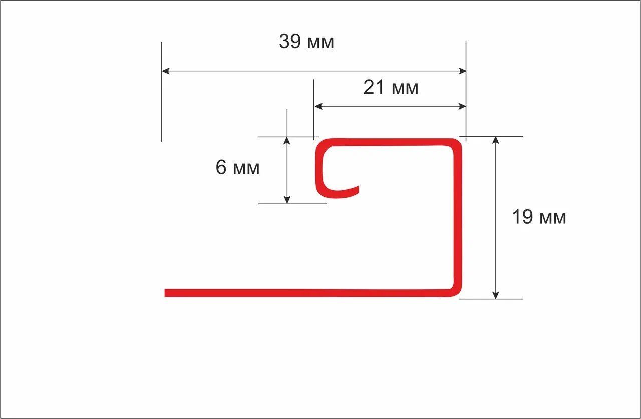 J профиль Технониколь Оптима цвет Мелисса, 3 м купить в Минске