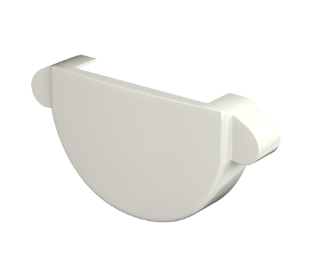 Заглушка желоба ТН ПВХ МАКСИ, белый D152мм