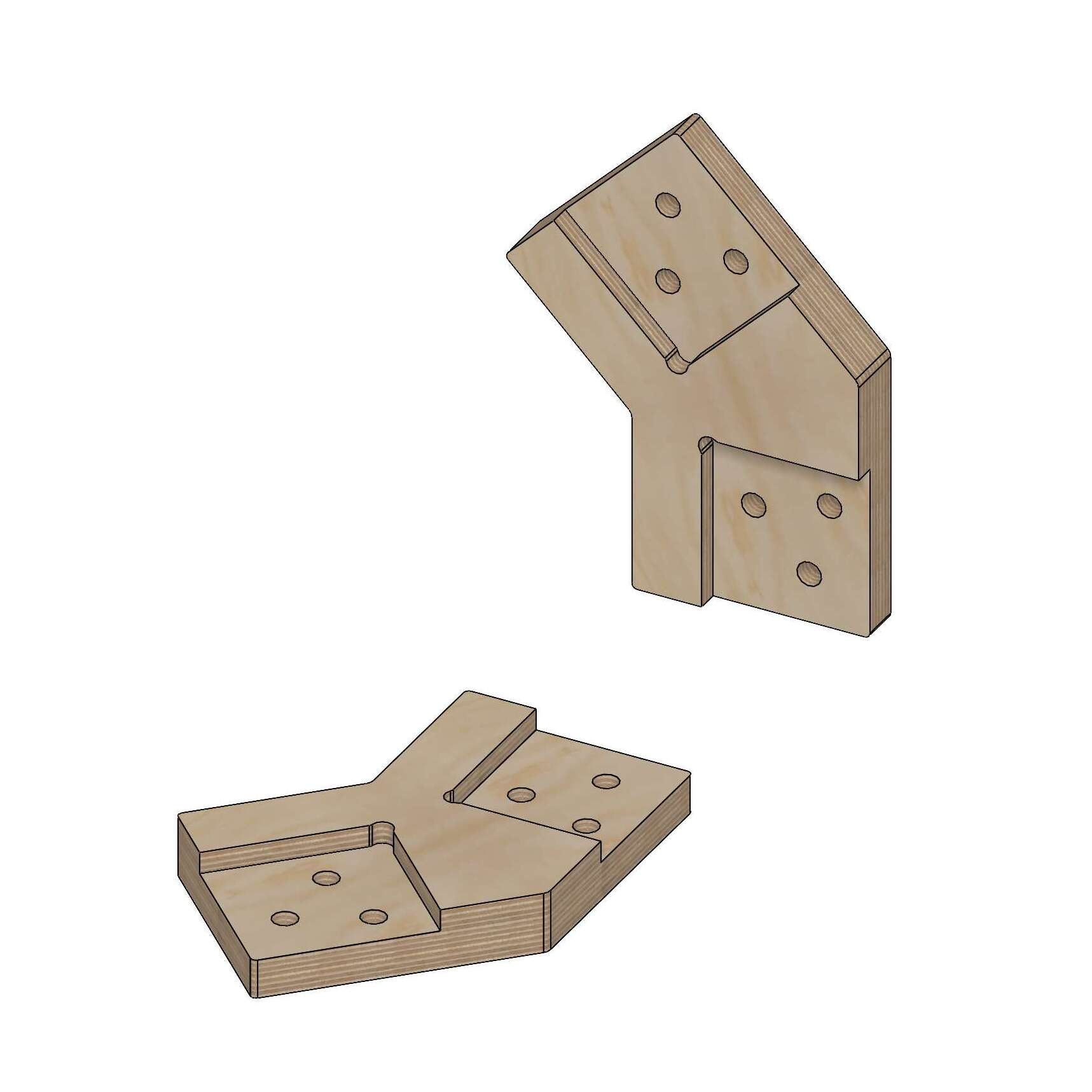 Коннекторы для сборки пристройки FINHA V100