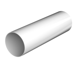 Труба водосточная ТН, белая D82мм (3 м.)