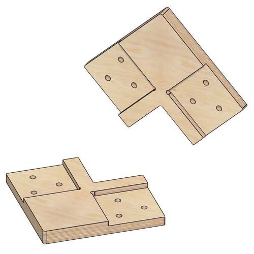 Коннекторы для сборки барнхауса FINHA V150