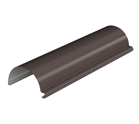 Желоб ТН ПВХ МАКСИ, коричневый(3м) D152мм
