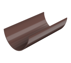 Желоб ТН ПВХ коричневый D125мм(3м)