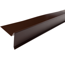 Планка торцевая для ГЧ, коричневая