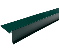 Планка торцевая для ГЧ, зелёная