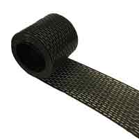 Вентиляционная лента ПВХ черная 5м