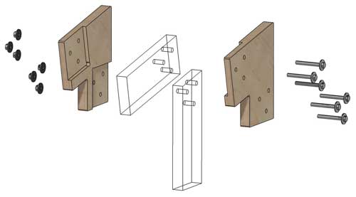 Коннекторы для сборки барнхауса FINHA P150L