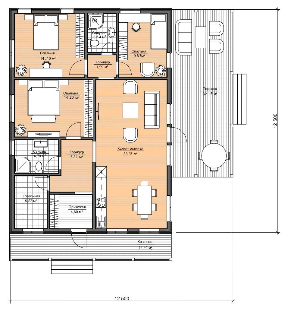 ВАНГОГ (98м2)