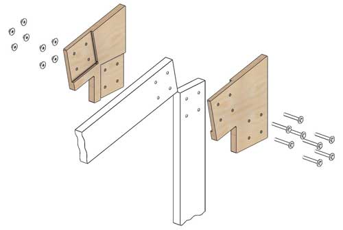 Коннекторы для сборки барнхауса FINHA P200L