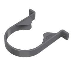 Хомут трубы ТН ПВХ, серый D82мм