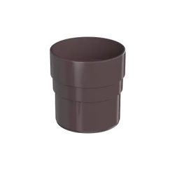 Муфта трубы ТН ПВХ ОПТИМА, коричневая D80мм