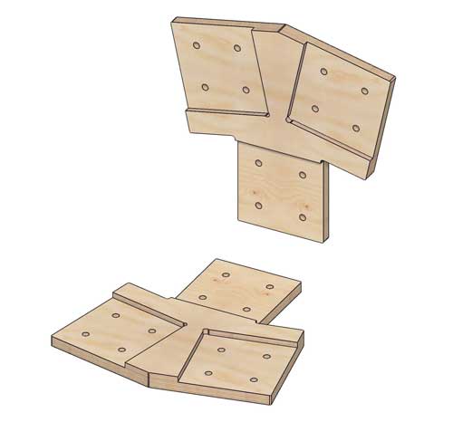 Коннекторы для сборки каркасного дома с фронтонами FINHA M200LF