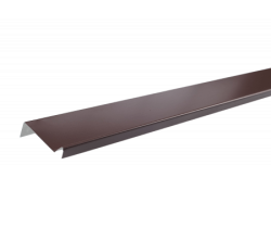 Планка примыкания для ГЧ, коричневая