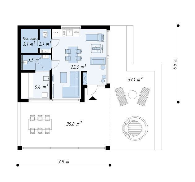 Mikea Castom (75м2)