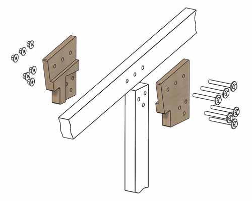 Коннекторы для сборки барнхауса FINHA P100LF