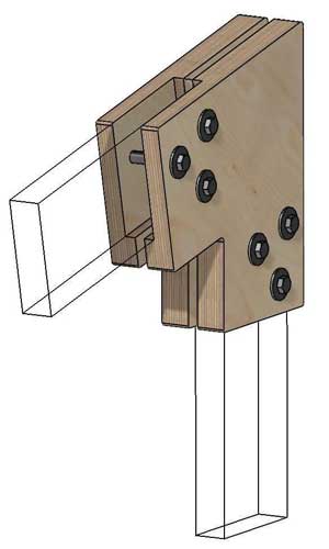 Коннекторы для сборки барнхауса FINHA P150L
