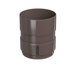 Муфта трубы ТН ПВХ МАКСИ, коричневая D100мм